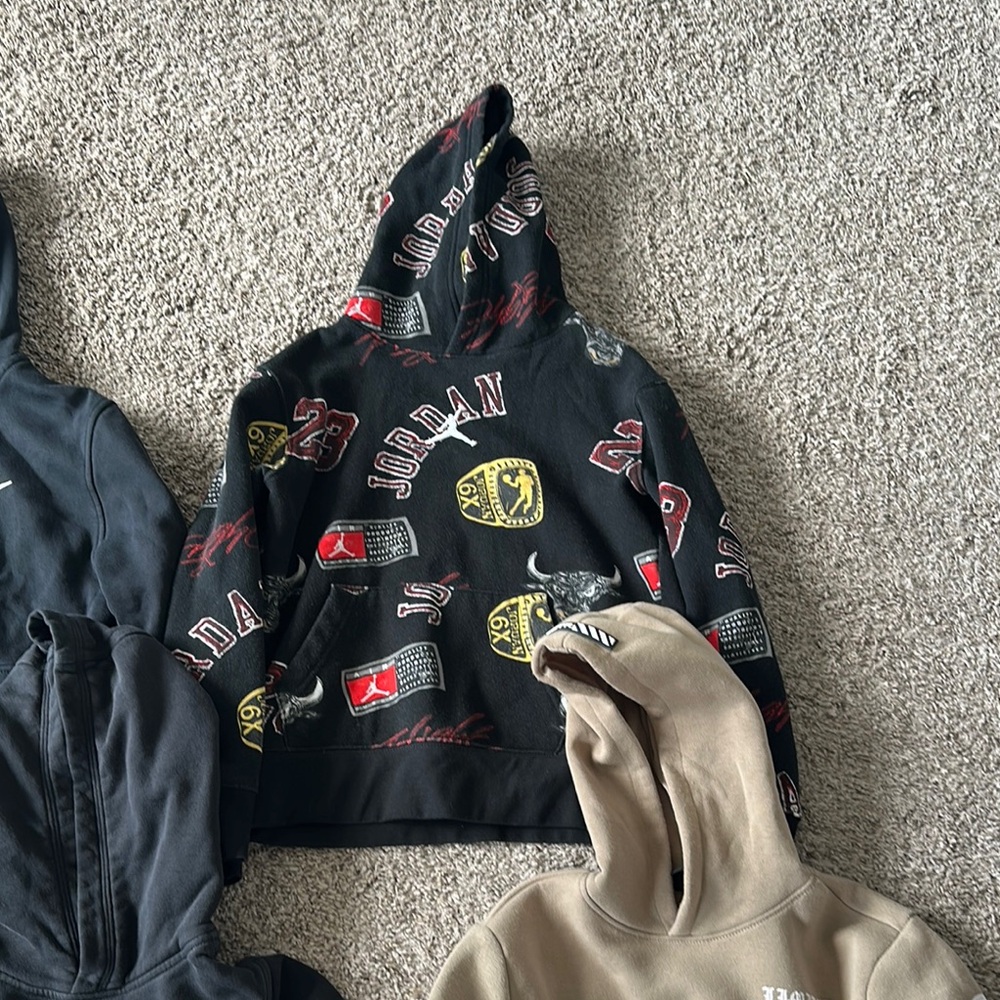 Boys Youth Sweater Hoodies Set Size Medium 7/8 & 10/12 - Picture 2 of 7